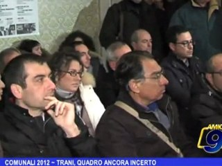 Comunali 2012 | Trani, quadro ancora incerto
