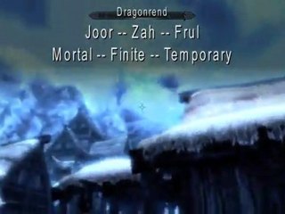 Skyrim Dragon Shout compilation