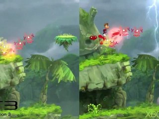 Rayman Origins PS3 vs 360 comparison