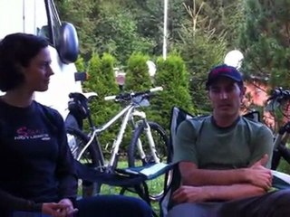Mary McConneloug and Mike Broderick speak before the 2011 World Championships in Champery