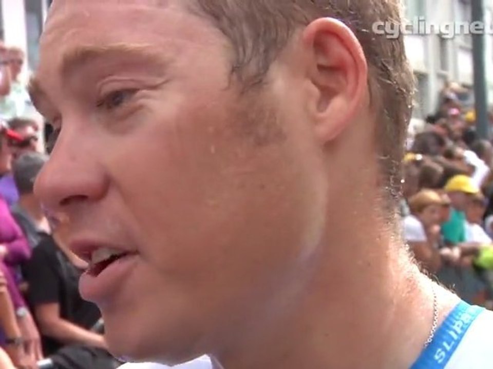 Tom Danielson finds out GC classification after Tour de France 2011 stage 20