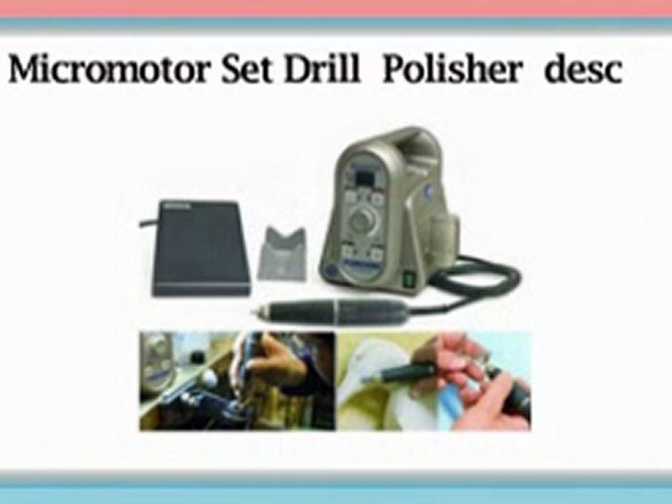 Micromotor Set Drill  Polisher