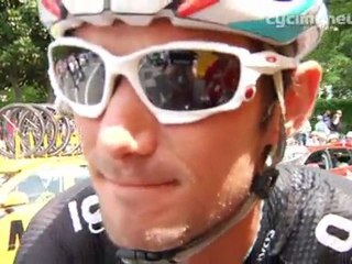 Frank Schleck at start of Tour de France 2011 stage 13