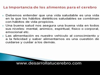 alimentos para el cerebro