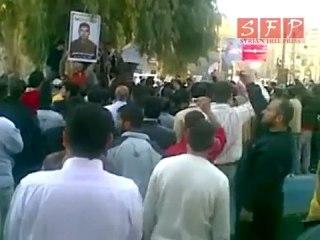 مظاهرات درعا ضد النظام الغاشم الثلاثاء 29 3 2011