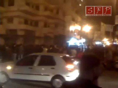 Jableh protest at night Syria part 2 2011 مظاهرة جبلة ليلا جزء 2 في 1 4