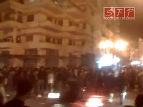 Jableh protest at night Syria part 3 2011 مظاهرة جبلة ليلا جزء 3 في 1 4