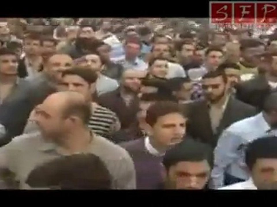مظاهرة و عرس شهداء دوما ريف دمشق الاحد 3 4 2011 جزء 2