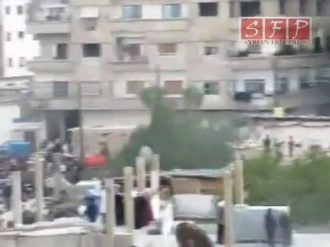 مظاهرة المعضمية تشييع الشهداء الثلاثاء 5-4-2011 جزء 1