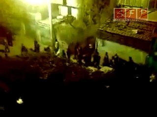 مظاهرة حرستا لنصرة دوما - ليلة الثلاثاء 5-4-2011