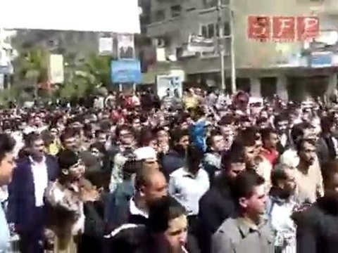 مظاهرة داريا 8-4-2011 الثورة السورية جزء 2