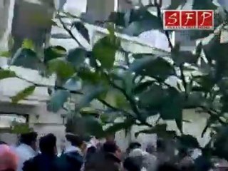 مظاهرة بعد تشييع الشهيد خالد العويد حمص سوريا