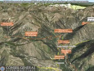 Hébergements disponibles pour les championnats de France de ski de fond UNSS 2012