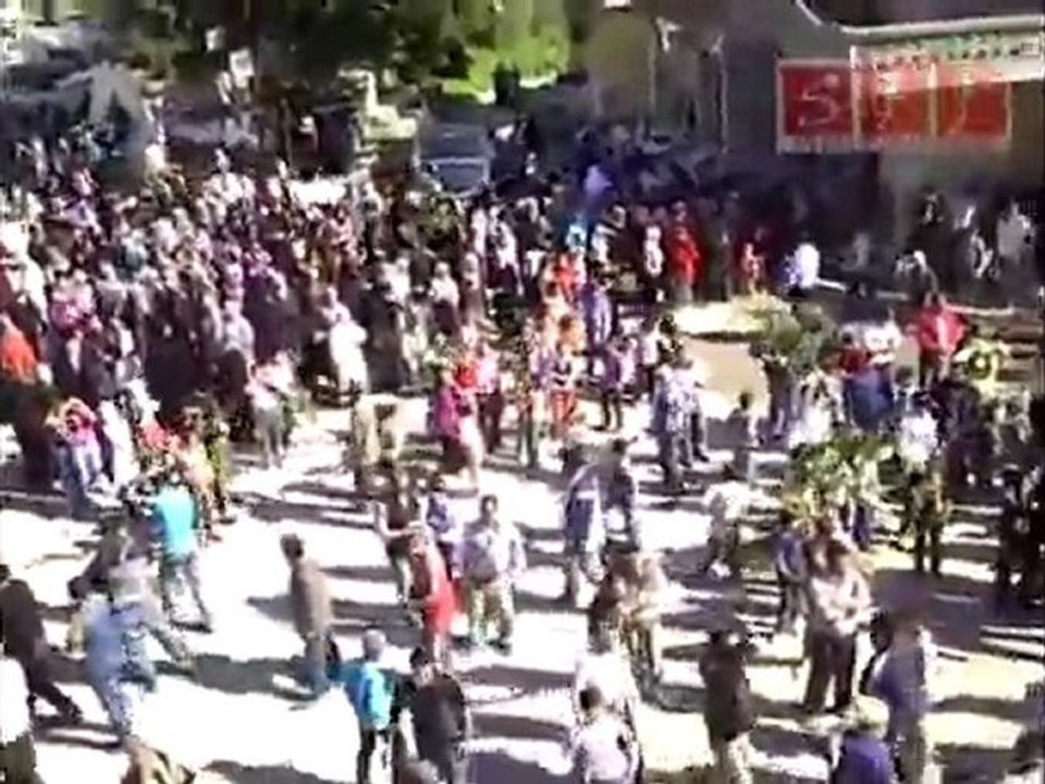 مظاهرة البيضة 15-4-2011 الشعب يريد إسقاط النظام