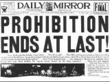 1933:  End of US Alcohol Prohibition- Newsreels featuring 3x Gov of NY Al Smith & highlighting return of businesses