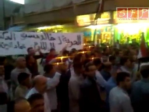 مظاهرة الكسوة في أحد الجلاء 17-4-2011