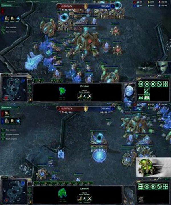 [SC2] cLScRuZa (P) Vs ONEwbc (P) : Views of 2 players Starcraft II :