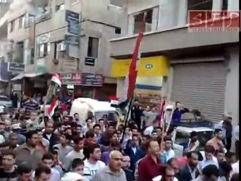 مظاهرة الكسوة أحد الجلاء 17-4-2011 الثورة السورية
