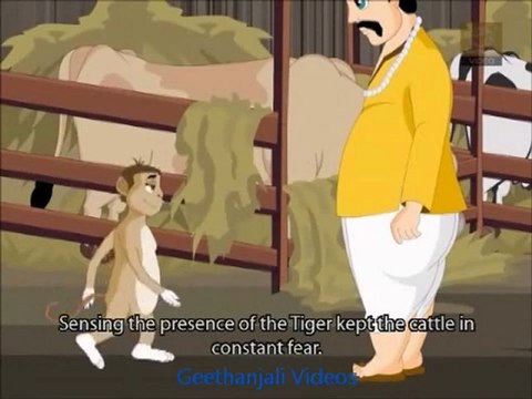 Jataka Tales - Monkey Stories - The Careless Tiger - Animation