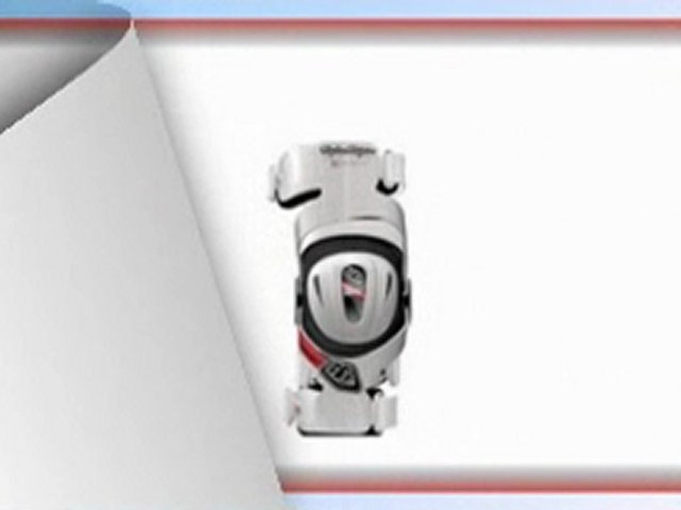 Troy Lee Designs Knee Brace Pair White