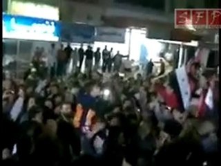 طفل حوراني شهم يهتف بشجاعة ضد الاسد ونظامه الفاسد