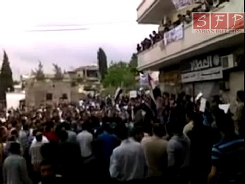 مظاهرة تلكلخ حمص 29-4-2011