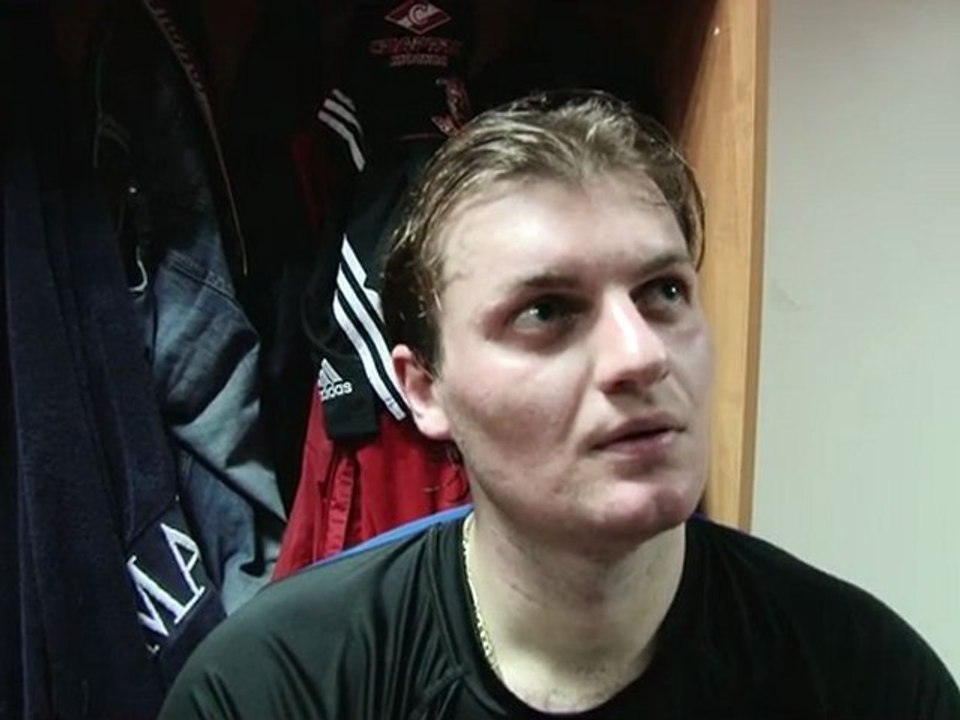 Сергей Борисов после игры с к.Новокузнецк 18.01.12.