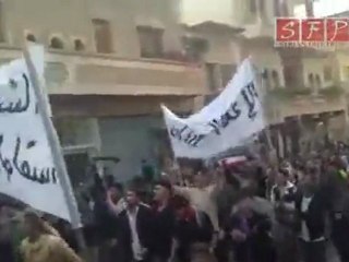 مظاهرة بنش إدلب السبت 30-4-2011