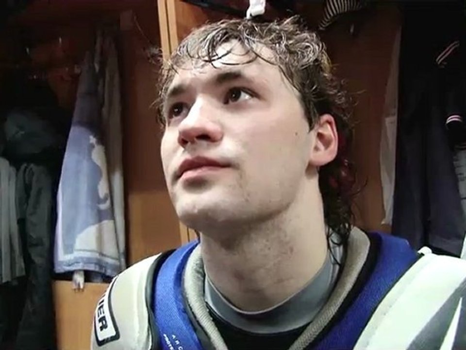 Роман Людучин после игры с к.Новокузнецк 18.01.12.