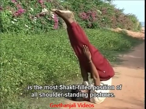 Yoga & Tantra Chakras Vishuddha Throat Chakra Sarvanga Asana