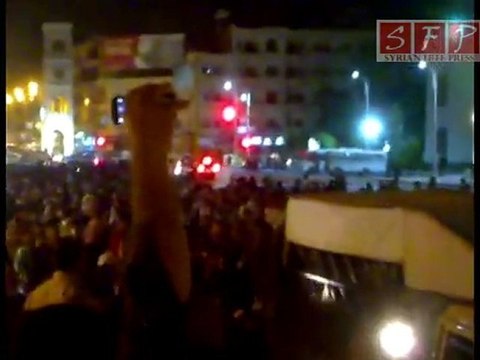 مدينة حماة - 2-5-2011 مظاهرة مسائية لفك حصار درعا