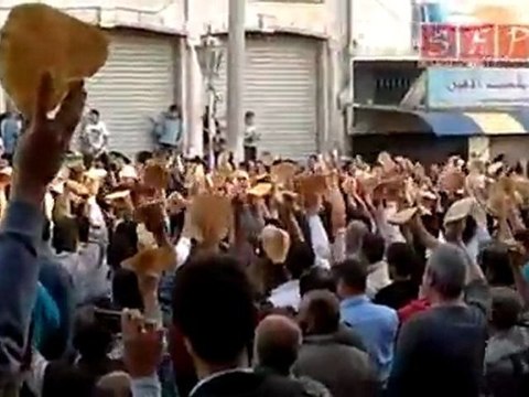 مظاهرة بانياس الثلاثاء 3-5-2011 مظاهرة الخبز للنصرة درعا‏