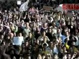 احرار من بلدات القنيطرة في ساحة الحرية جاسم 3-5-2011
