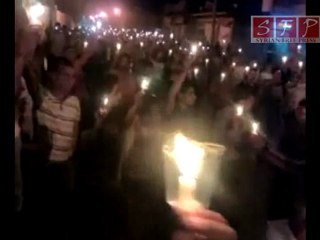 مسيرة شموع في مدينة عامودا 5-5-2011