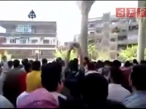 مظاهرات الميدان من جامع الحسن 6-5-2011