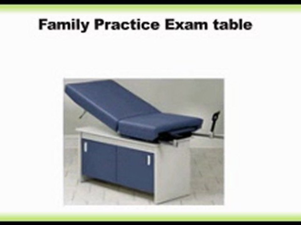 Family Practice Exam table