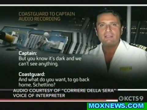 Audio Of Cruise Ship Captain Refusing Orders From Coast Guard To Get Back On Board!