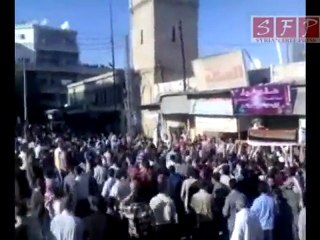 تشييع الشهيد غسان البش معرة النعمان 8-5-2011