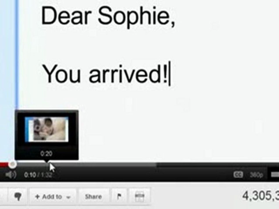 YouTube Player with Thumbnails