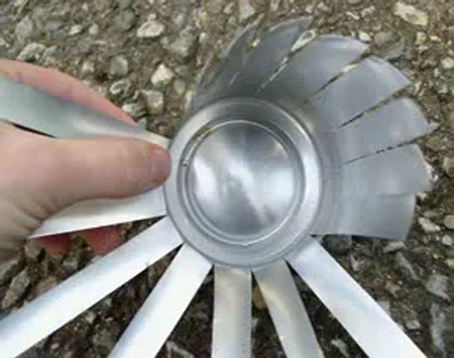 Beer can transformation in 30 seconds