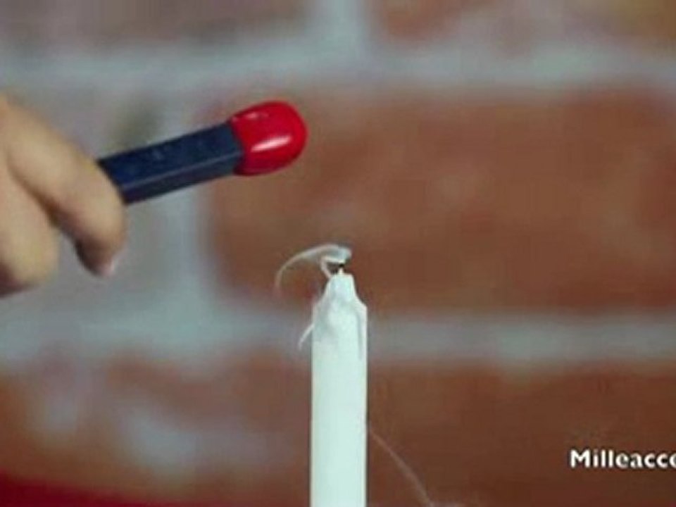 accendi la candela Light the candle at a distance experiment