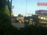 تحرك الدبابات لمدينة الحارّه درعا 11-5-2011