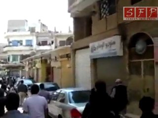 مظاهرة اليوم الخميس 12 5 2011 في مدينة حمص