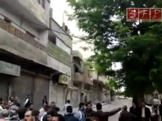 حمص مظاهرات باب السباع 13-5-2011 مطول