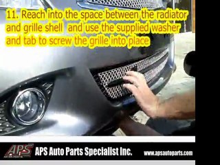 How to Install APS EZ wire mesh grille on 2011-2012 Infiniti G25