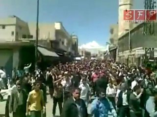 حمص القصير تشييع الشهيد أحمد حربا 15-5-2011