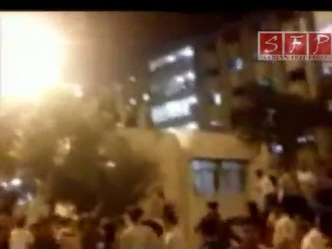 حلب مظاهرات المدينة الجامعية 17-5-2011