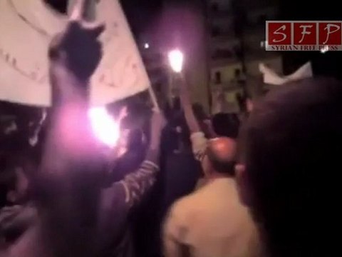 حمص البياضة 16-5-2011 مظاهرة ليلية