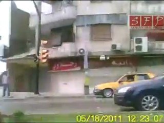 عصيان مدني في حمص - شارع الغوطة - 18-5-2011