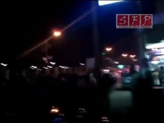 مظاهرة الحموية في ساحة التكية حماة 17-5-2011